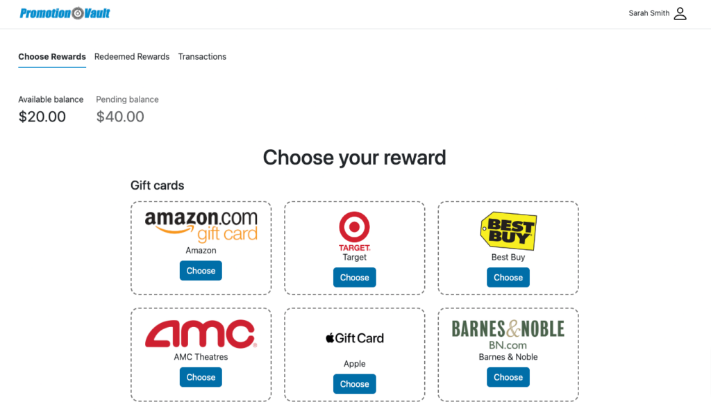 Choosing a retailer